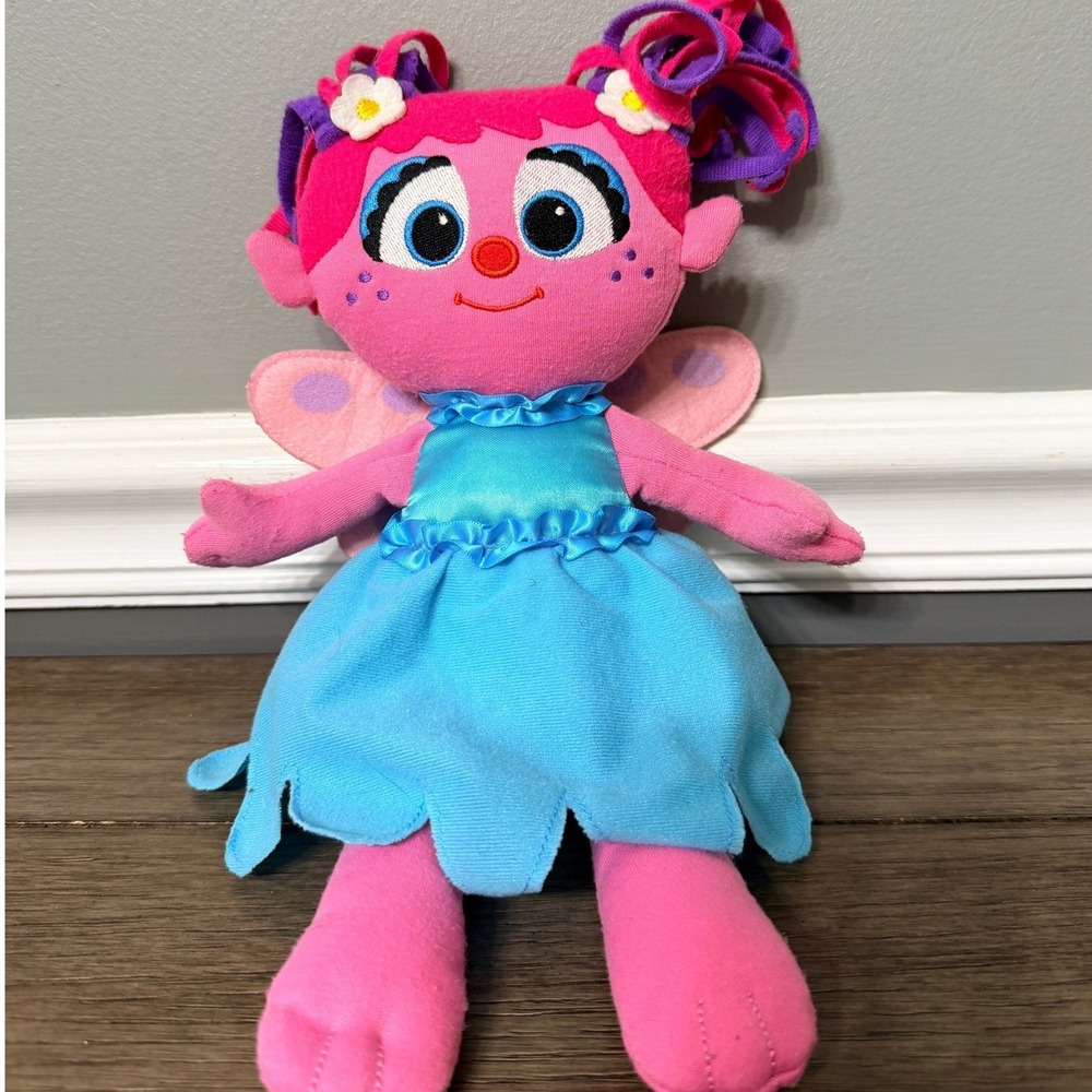 Sesame Street Abby Cadabby Take-Along Buddy Gund Pink Fairy Plush Toy 12" 320723